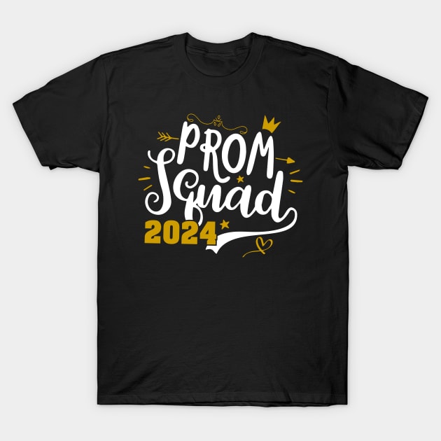 Prom Squad 2024 I Graduate Prom Class Of 2024 T-Shirt by Giftyshoop